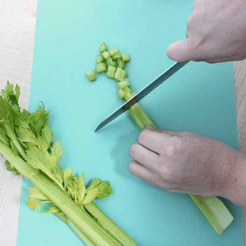 Ababeny Plastic Cutting Boards for Kitchen, 11" x 15"Flexible Cutting Mats Set of 6, BPA-Free, Non-Porous, Dishwasher Safe, Thick Chopping Board, Non-Slip
